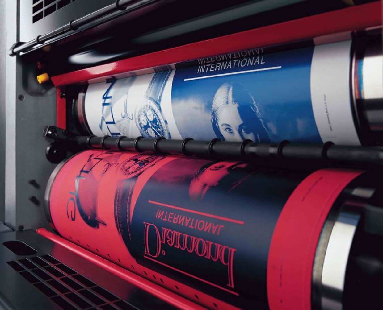 Printing overseas, Machine
