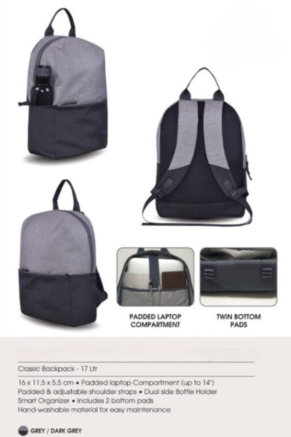 17L Padded Laptop Compartment Backpacks - HUEBP-010 - Image 2