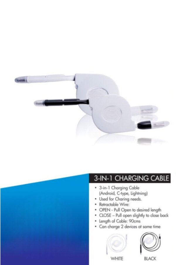3-in-1 Charging Cable - HUECC-008 - Image 2