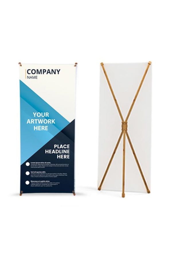 160 GSM Processed Cloth Fabric Floor Standee - HUEFDFS-006