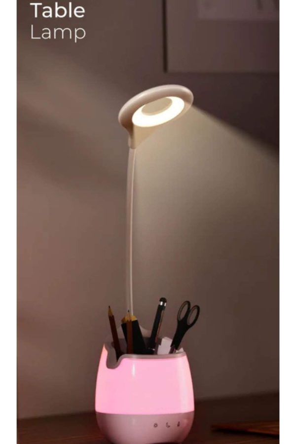 Table Lamp with Speaker and Smart Phone Stand  - HUELT-001 - Image 3
