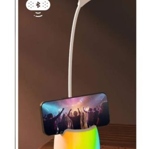 Table Lamp with Speaker and Smart Phone Stand  - HUELT-001