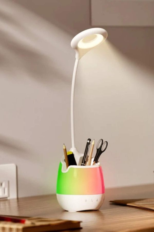 Table Lamp with Speaker and Smart Phone Stand  - HUELT-001 - Image 2