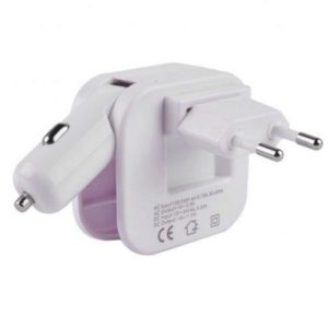 2 In 1 Car & Home Travel Adapter - HUETA-002