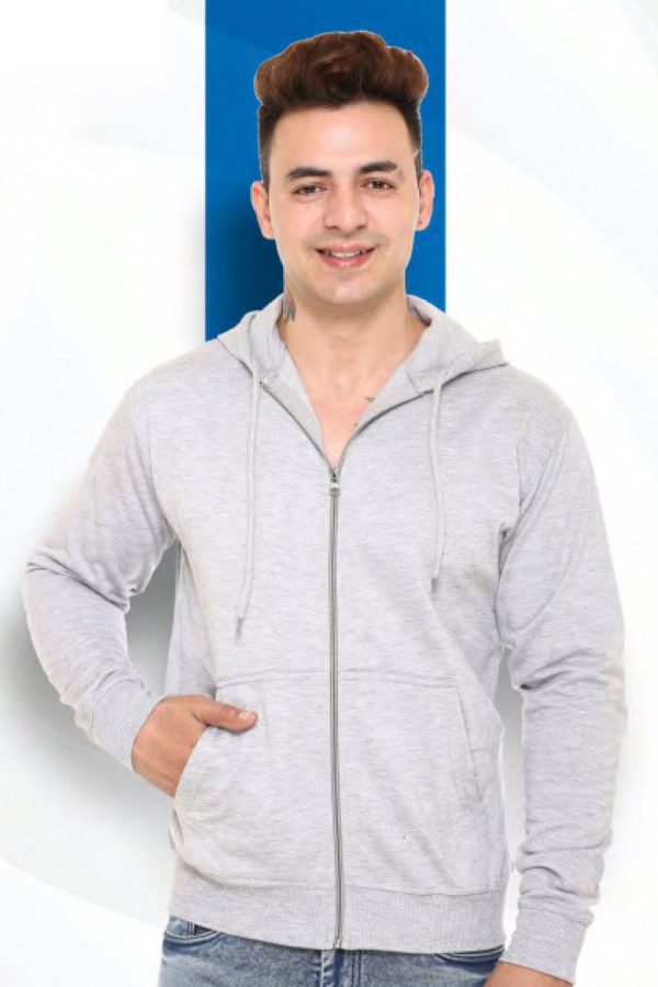 Urban Hoodie Zippered sweatshirt with hood - HUEHJS-02