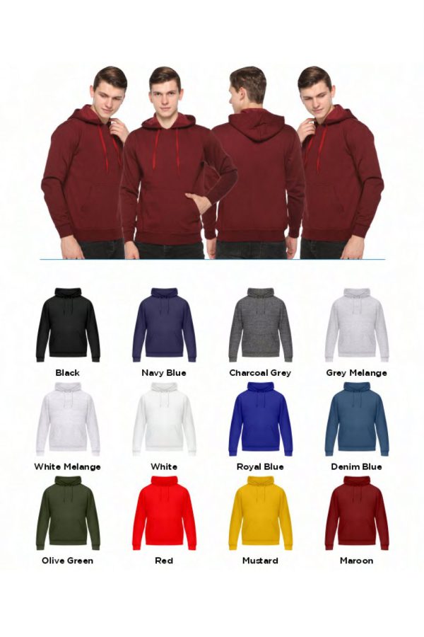 Zero Degree Pullover Sweatshirt with Hood - HUEHJS-08 - Image 2