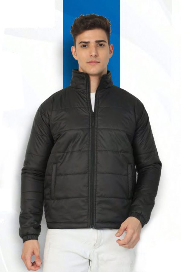 Full Sleeve Bomber Quilted Jacket - HUEHJS-13