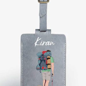 Leather Luggage Tag - HUE-LT-003