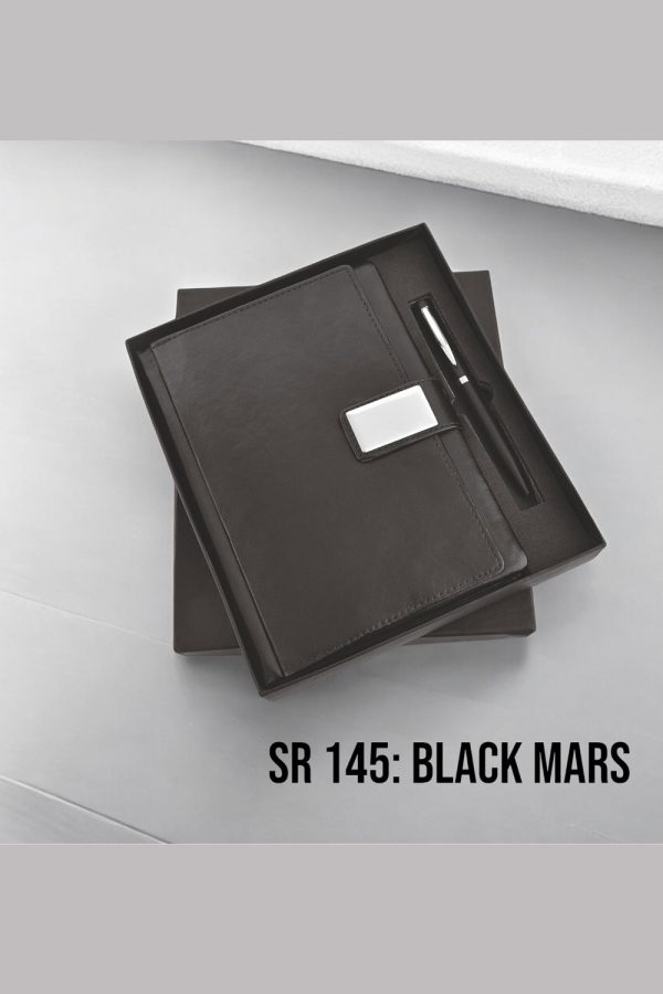 Black Mars Diary Pen Set - SR-145