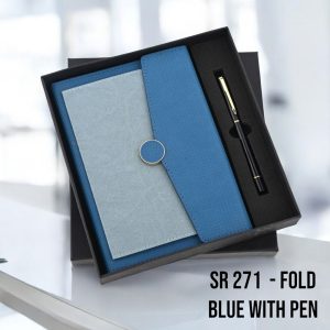 Fold Blue With Pen - SR-271