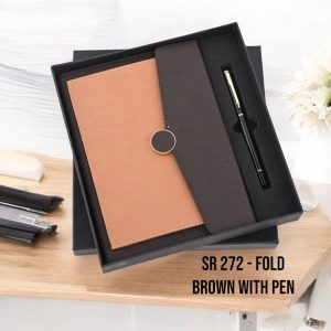 Fold Brown With Pen - SR-272