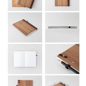 A5 Wooden Textured Cover Dairy - V-702