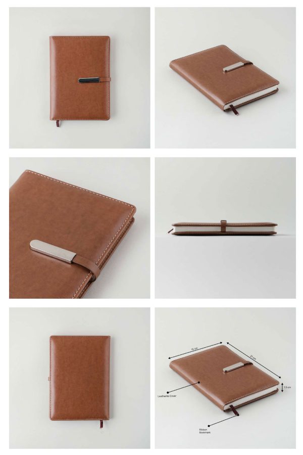 A5 Leatherette Dairy - V-716